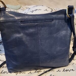 HOBO International Blue Leather Crossbody - Cambel